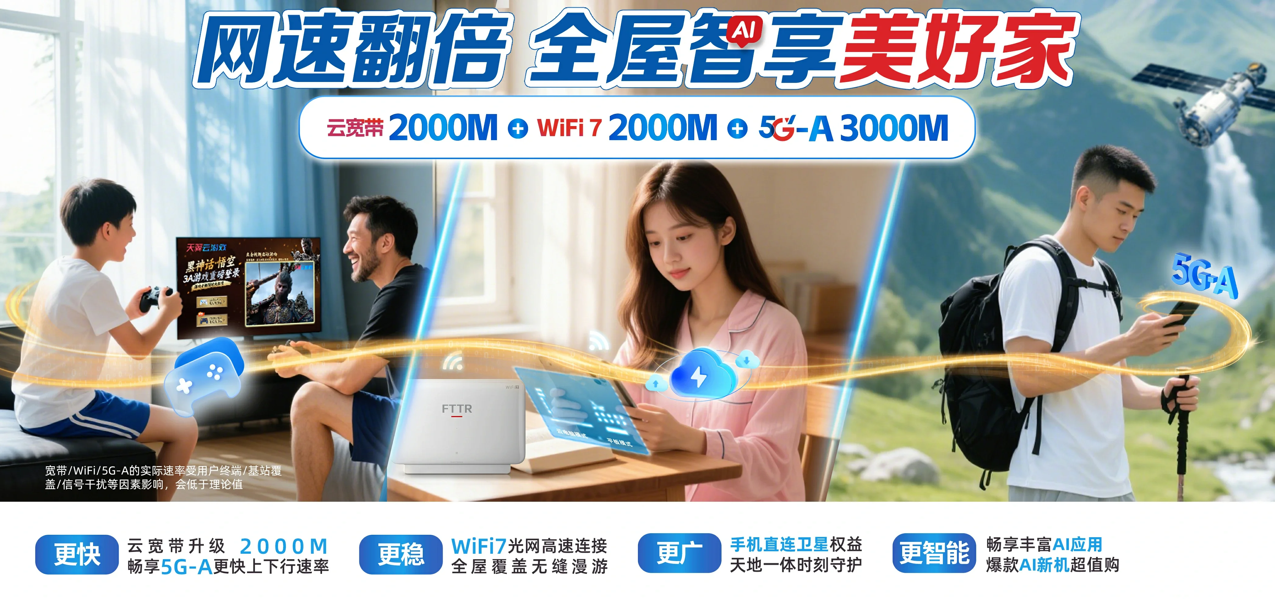 中国电信 岳麓区电信宽带 宽带套餐